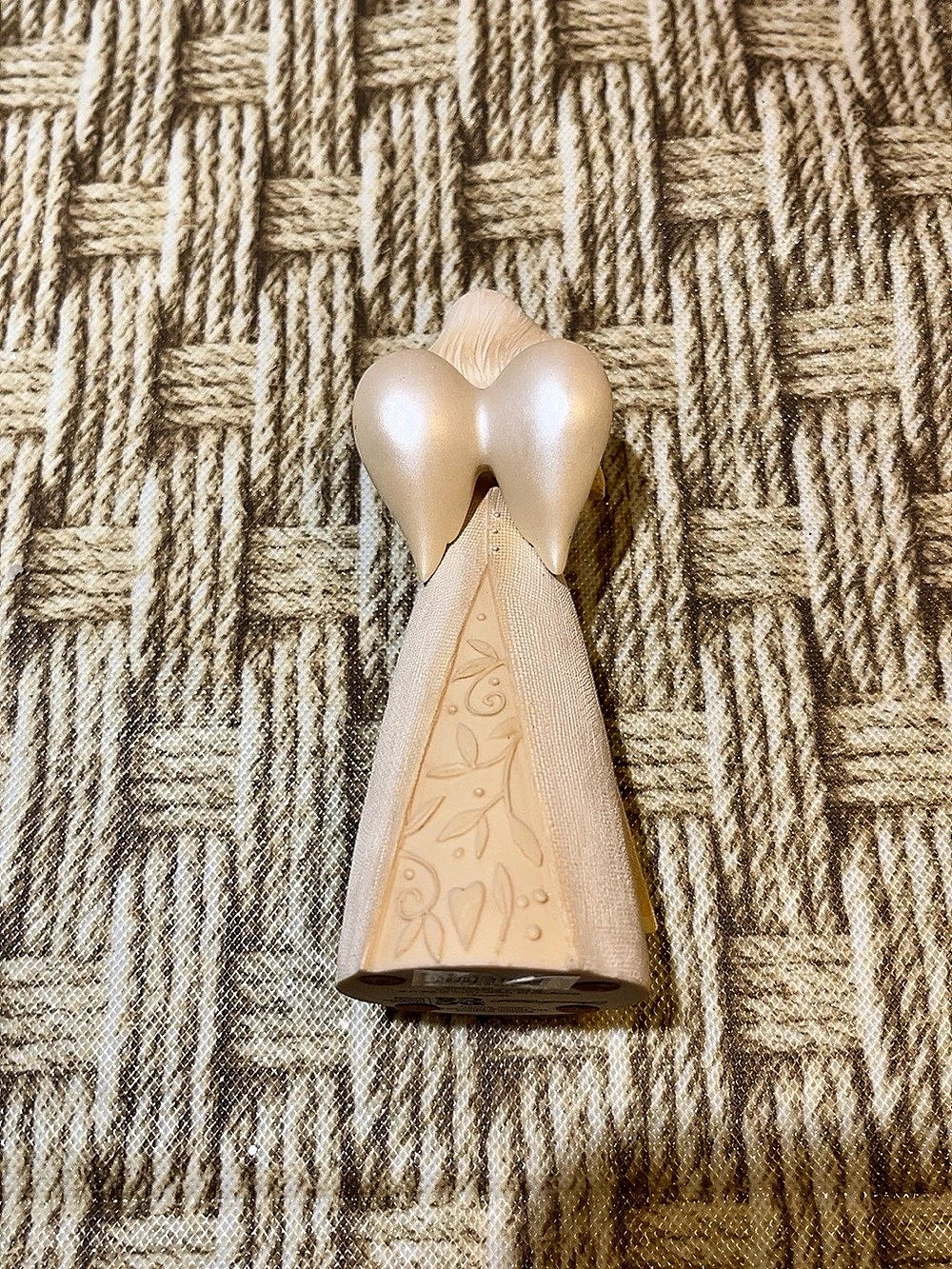 Foundations Bless Our Children Angel Figurine Angel Figurine Cream Holiday Decor